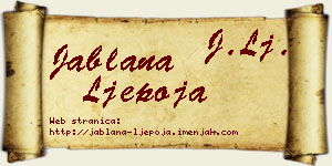 Jablana Ljepoja vizit kartica